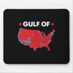 Amerikanische Flagge im Golf von Amerika Mousepad