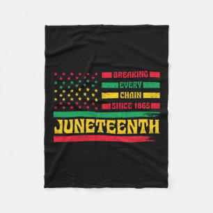 Amerikanische Flagge im Juni 1990 bricht jede Stun Fleecedecke