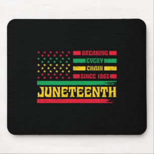 Amerikanische Flagge im Juni 1990 bricht jede Stun Mousepad
