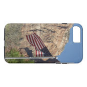 Amerikanische Flagge im Zion-Nationalpark I Case-Mate iPhone Hülle (Rückseite (Horizontal))
