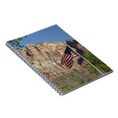 Amerikanische Flagge im Zion-Nationalpark I Notizblock (Rechte Seite)