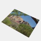 Amerikanische Flagge im Zion-Nationalpark II Fußmatte (Schrägansicht)
