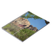 Amerikanische Flagge im Zion-Nationalpark II Notizblock (Linke Seite)
