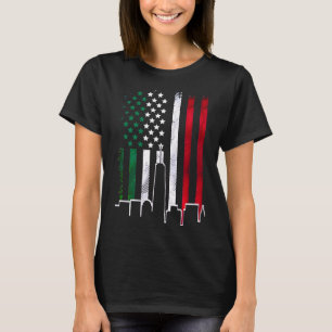 Amerikanische Flagge in italienischer Farbe NYC-Sk T-Shirt