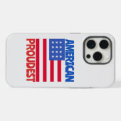 Amerikanische Flagge iPhone Hülle (Rückseite (Horizontal))