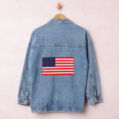 Amerikanische Flagge Jeansjacke (Hangar)
