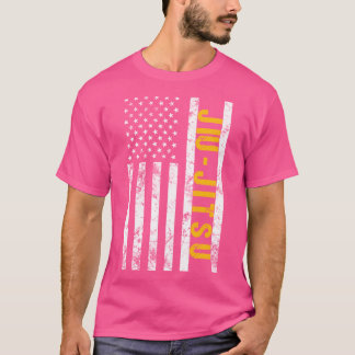Amerikanische Flagge Jiu Jitsu T-Shirt