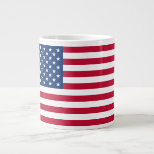 Amerikanische Flagge Jumbo-Tasse