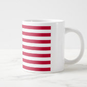Amerikanische Flagge Jumbo-Tasse (Rechts)