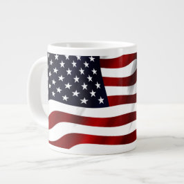 Amerikanische Flagge Jumbo-Tasse