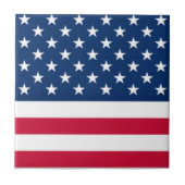 Amerikanische Flagge Kachel (Vorderseite)