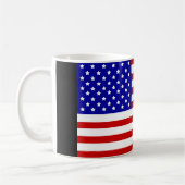 Amerikanische Flagge Kaffeetasse (Links)