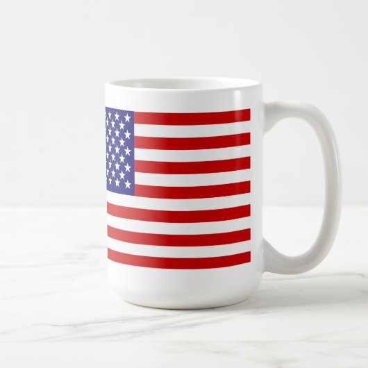 Amerikanische Flagge Kaffeetasse (Rechts)