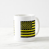 Amerikanische Flagge Kaffeetasse (VorderseiteRechts)