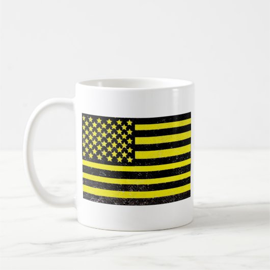 Amerikanische Flagge Kaffeetasse (Links)
