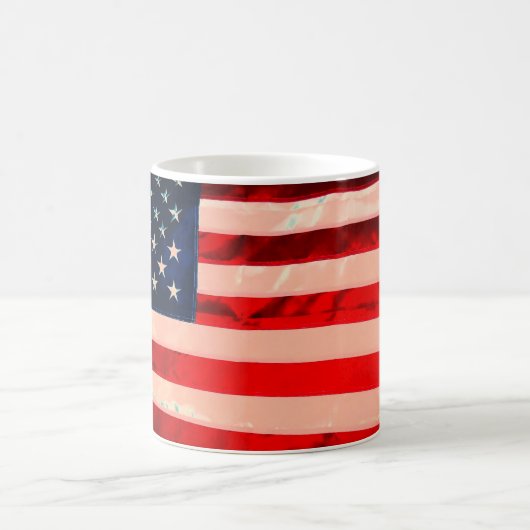 Amerikanische Flagge Kaffeetasse (Mittel)