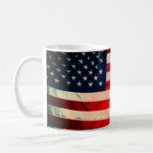 Amerikanische Flagge Kaffeetasse (Links)