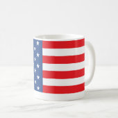 Amerikanische Flagge Kaffeetasse (VorderseiteRechts)
