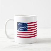 Amerikanische Flagge Kaffeetasse (Links)