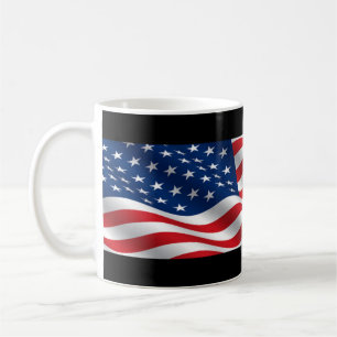 Amerikanische Flagge Kaffeetasse