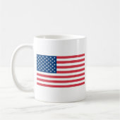 Amerikanische Flagge Kaffeetasse (Links)