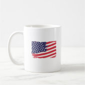 Amerikanische Flagge Kaffeetasse (Links)