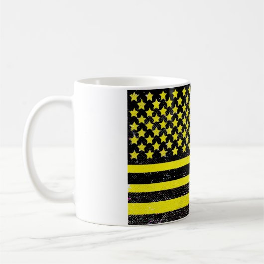 Amerikanische Flagge Kaffeetasse (Links)