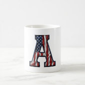 Amerikanische Flagge. Kaffeetasse (Mittel)