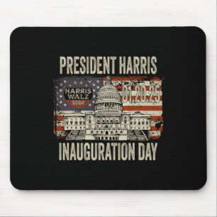 Amerikanische Flagge Kamala Harris Präsident Einwe Mousepad