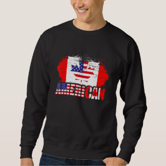 Amerikanische Flagge Kanadische Flagge Kanada Sweatshirt