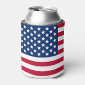 Amerikanische Flagge kann kühlen Dosenkühler (Kanne Vorderseite)