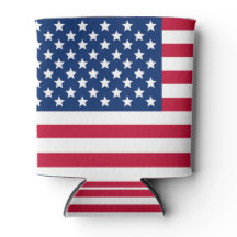 Amerikanische Flagge kann kühlen