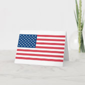 Amerikanische Flagge Karte (Vorderseite)