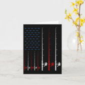 Amerikanische Flagge Karte (Gelbe Blume)