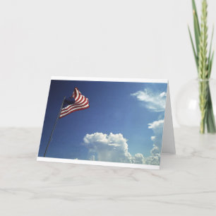 Amerikanische Flagge Karte