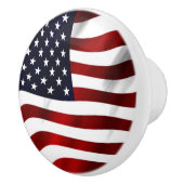 Amerikanische Flagge Keramikknauf (Rechts)