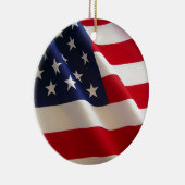 Amerikanische Flagge Keramikornament (Rechts)