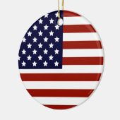Amerikanische Flagge Keramikornament (Links)