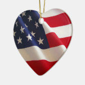 Amerikanische Flagge Keramikornament (Links)