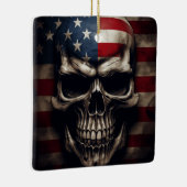 Amerikanische Flagge Keramikornament (Rechts)