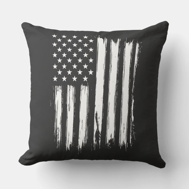 Amerikanische Flagge Kissen (Vorderseite)
