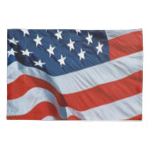 Amerikanische Flagge Kissenbezug (Rückseite)