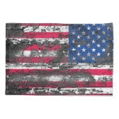 Amerikanische Flagge Kissenbezug (Rückseite)