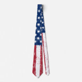 Amerikanische Flagge Krawatte (Vorderseite)
