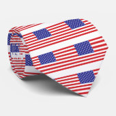 Amerikanische Flagge Krawatte (Gerollt)
