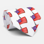 Amerikanische Flagge Krawatte (Gerollt)