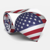 AMERIKANISCHE FLAGGE KRAWATTE (Gerollt)