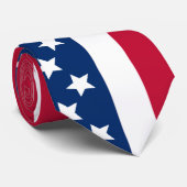 Amerikanische Flagge Krawatte (Gerollt)