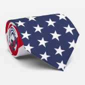 Amerikanische Flagge Krawatte (Gerollt)