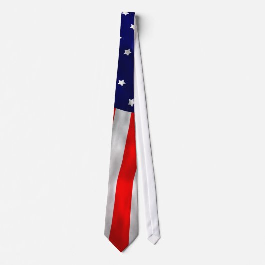 Amerikanische Flagge Krawatte (Vorderseite)